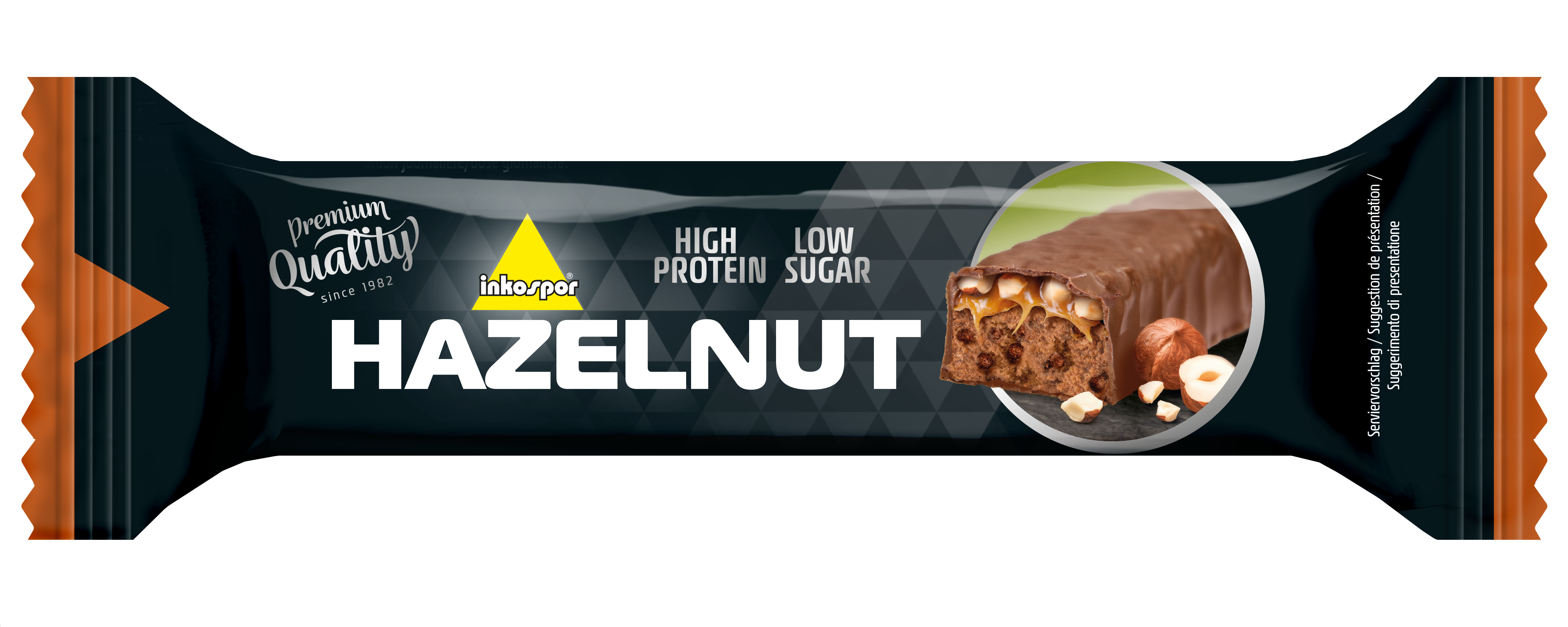 inkospor Haselnuss Riegel Low Sugar